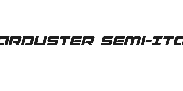 Starduster Semi-Italic Logo