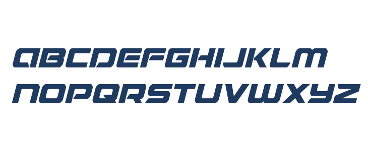 Starduster Semi-Italic Lowercase