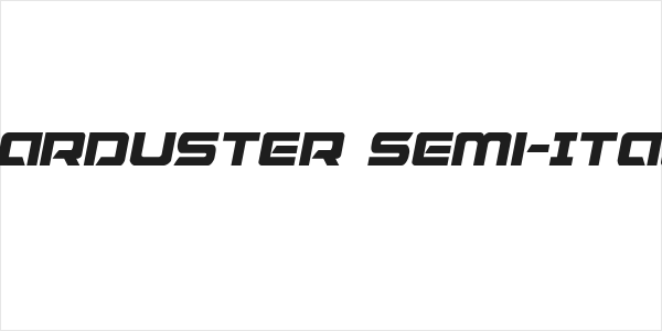 Starduster Semi-Italic Logo