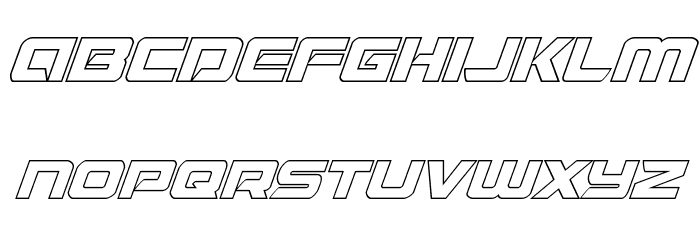 Starduster Shadow Italic Font LOWERCASE