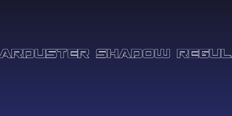 Starduster Shadow Regular Social Header