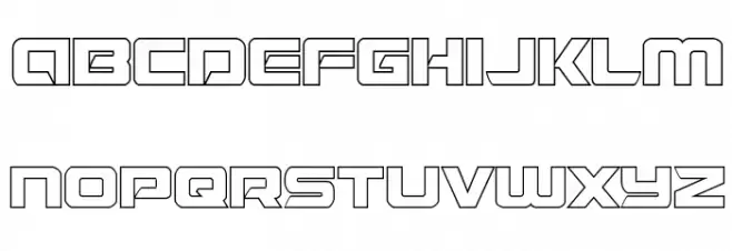 Starduster Shadow Regular Schriftart Kleinbuchstaben