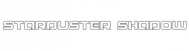 Starduster Shadow  font caratteri gratis