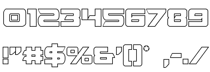 Starduster Shadow Font OTHER CHARS