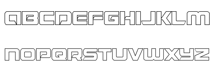 Starduster Shadow Font LOWERCASE