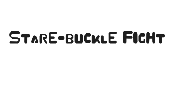 Stare-Buckle Fight Logo