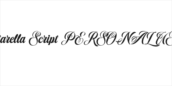 Starella Script PERSONAL USE Logo