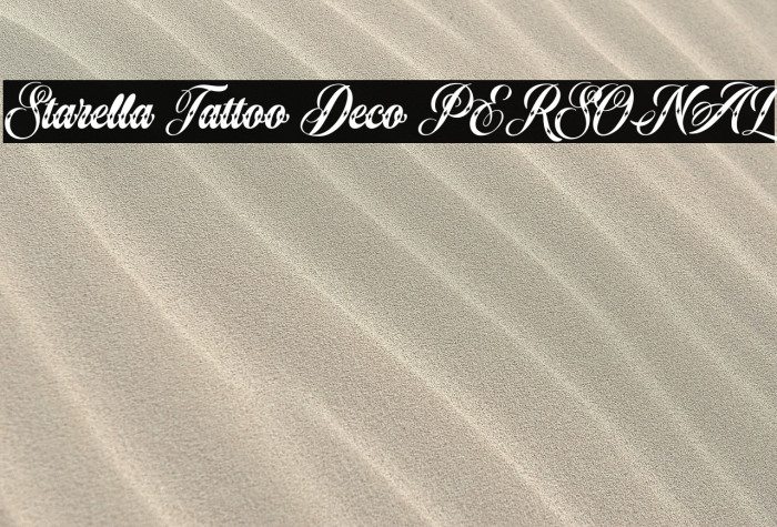 Starella Tattoo Deco PERSONAL Example 3