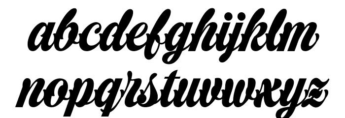 Starella Tattoo PERSONAL USE Font LOWERCASE