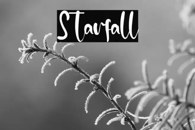 Starfall Font examples