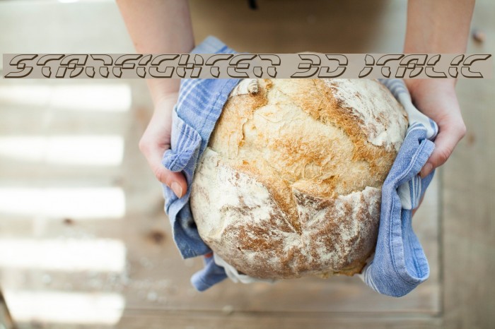 Starfighter 3D Italic Example 2