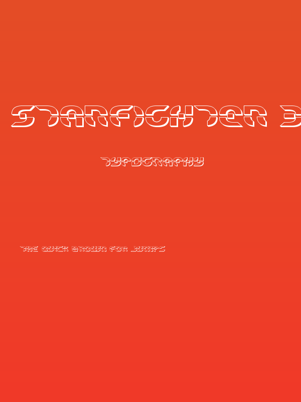 Starfighter 3D Poster