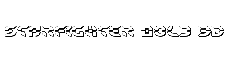 Starfighter Bold 3D  免费字体下载