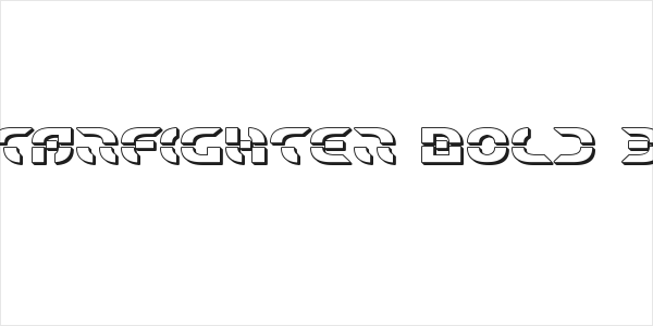 Starfighter Bold 3D Logo