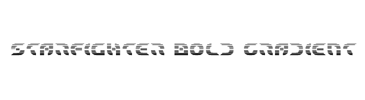 Starfighter Bold Gradient フォント