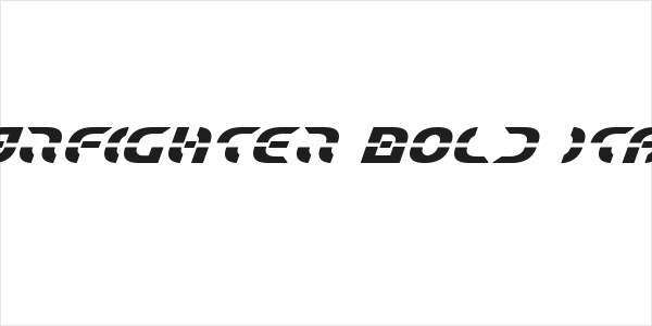 Starfighter Bold Italic Logo