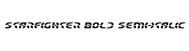 Starfighter Bold Semi-Italic  font caratteri gratis