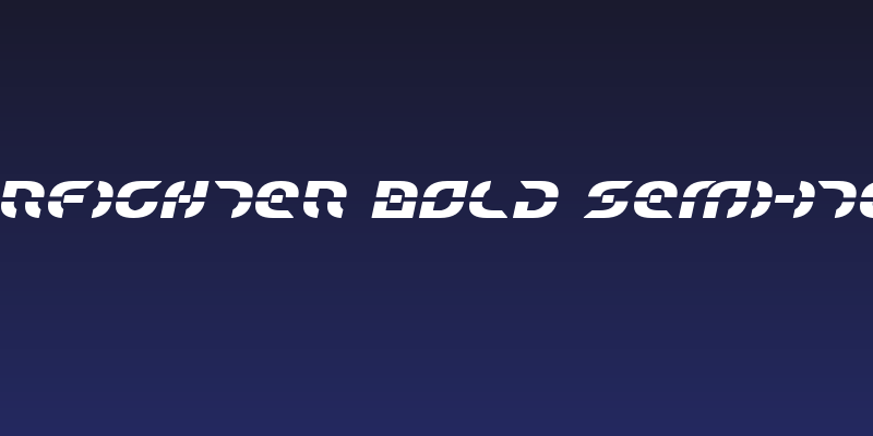 Starfighter Bold Semi-Italic Social Header