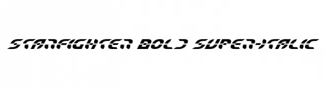 Starfighter Bold Super-Italic  Fuentes Gratis Descargar