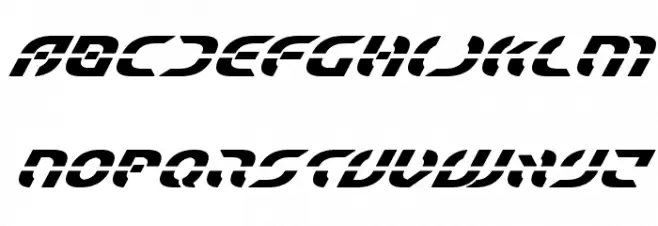 Starfighter Bold Super-Italic Fuentes MINÚSCULAS