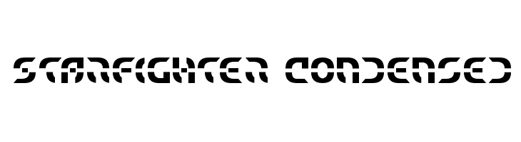 Starfighter Condensed  免费字体下载