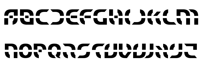 Starfighter Condensed Font LOWERCASE