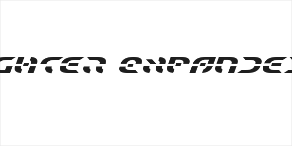 Starfighter Expanded Italic Logo