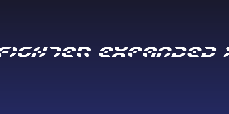 Starfighter Expanded Italic Social Header