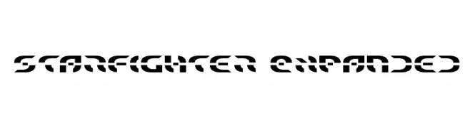 Starfighter Expanded  Frei Schriftart Herunterladen