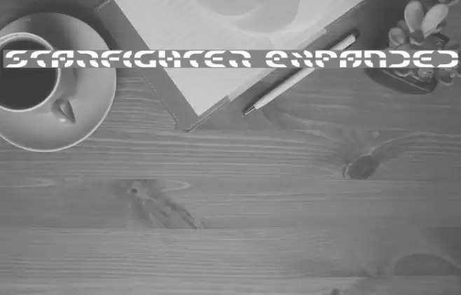Starfighter Expanded Font examples