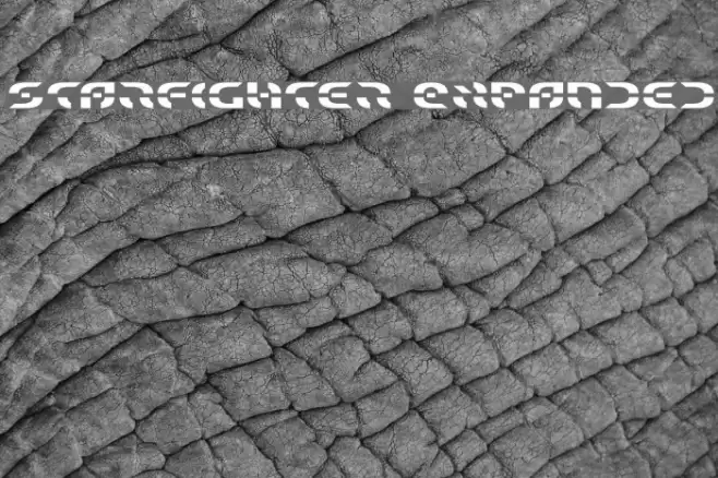 Starfighter Expanded Font examples