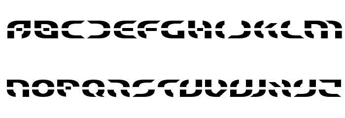 Starfighter Expanded フォント 小文字