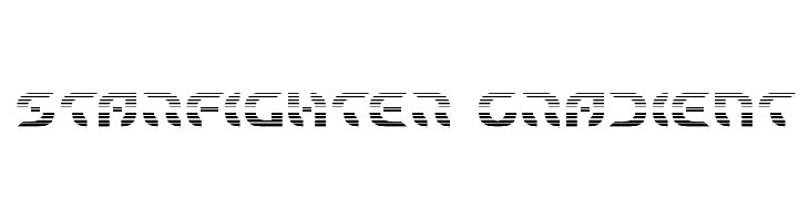 Starfighter Gradient  Fuentes Gratis Descargar