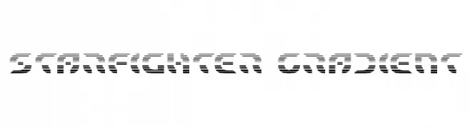 Starfighter Gradient  Fuentes Gratis Descargar