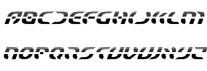Starfighter Halftone Italic Font LOWERCASE