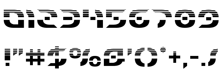 Starfighter Halftone Font OTHER CHARS
