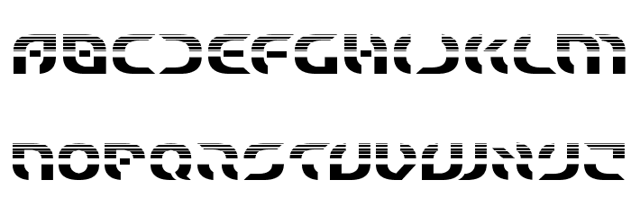 Starfighter Halftone Font LOWERCASE