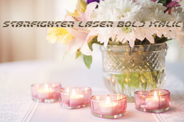 Starfighter Laser Bold Italic Example 2
