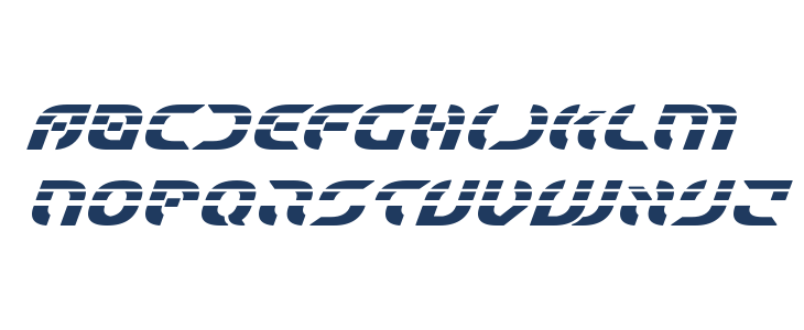 Starfighter Laser Bold Italic Lowercase