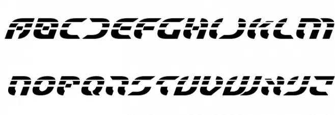 Starfighter Laser Bold Italic फ़ॉन्ट लोअरकेस