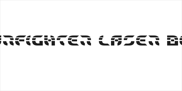 Starfighter Laser Bold Logo