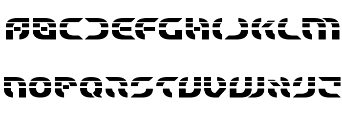 Starfighter Laser Bold Font LOWERCASE