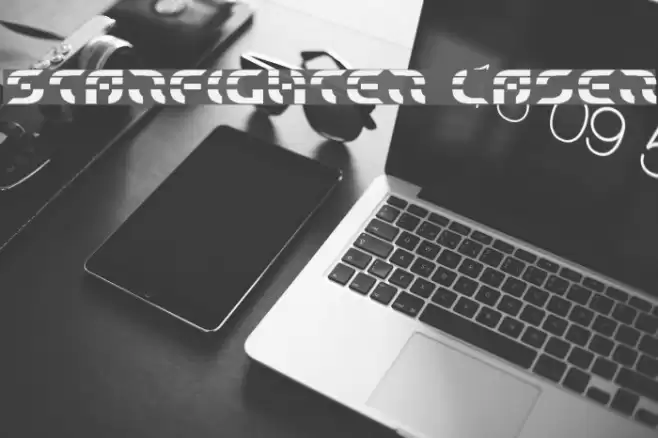 Starfighter Laser Font examples