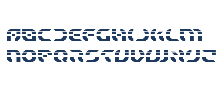 Starfighter Laser Lowercase