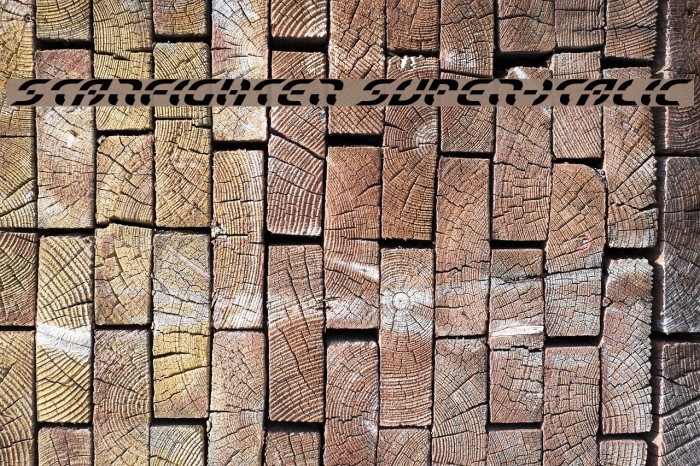 Starfighter Super-Italic Font examples