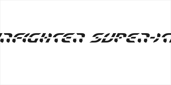 Starfighter Super-Italic Logo