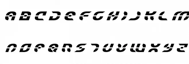 Starfighter Title Bold Italic Fonte MAIÚSCULAS