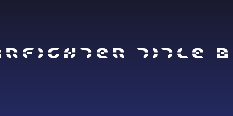 Starfighter Title Bold Social Header