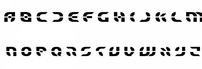 Starfighter Title Bold Caratteri MINUSCOLO