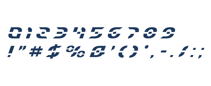 Starfighter Title Italic Other Characters